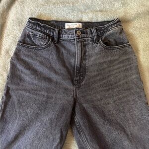 SOLD | Abercrombie & Fitch Faded Gray Jeans – Soft Vintage Dream ☆